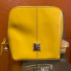 Dooney & Bourke Yellow Patent Leather Trixia crossbody